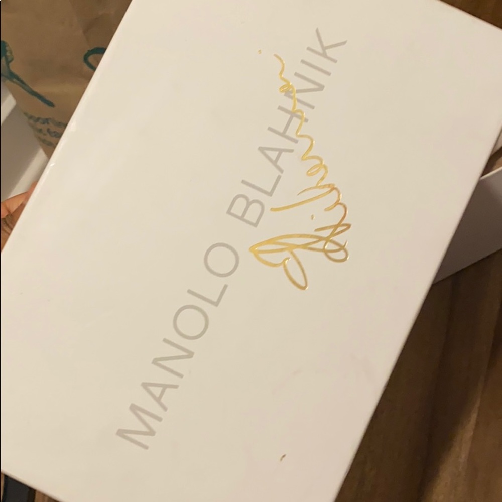 MANOLO BLAHNIK RIHANNA BAJA PRINCESS HEELS - Picture 4 of 7